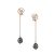 Grey Pearl Haze Earrings